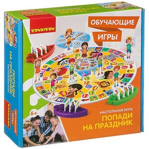 Настольная игра-ходилка Попади на праздник Bondibon (Бондибон) фото 1