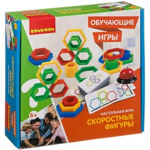 Настольная игра Скоростные фигуры Bondibon фото 1