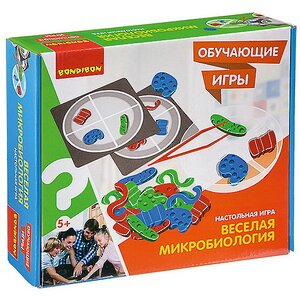 Обучающая настольная игра Веселая микробиология