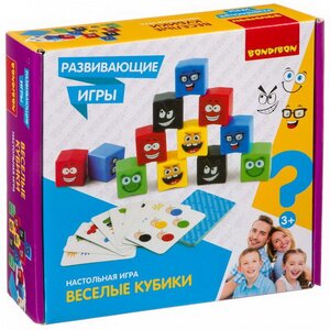 Настольная игра Веселые кубики Bondibon фото 1