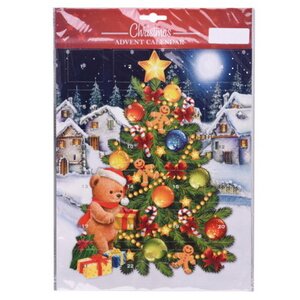 Адвент календарь Рождественская елка 30*24 см Koopman фото 1