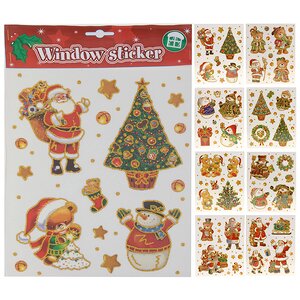Наклейки для окна Рождественские Сюжеты 30*20 см Koopman фото 2