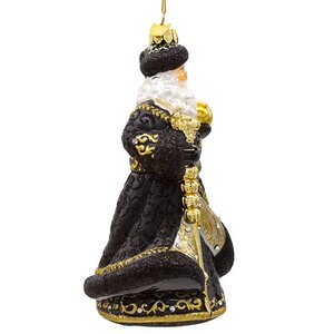 Стеклянная елочная игрушка Пэр Ноэль - Magia Della Notte 18 см, подвеска Kurts Adler (Куртс Адлер) фото 2