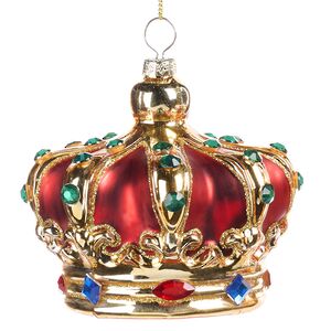 Елочная игрушка Корона с сапфирами - Jewellery Crown 10 см Goodwill фото 1
