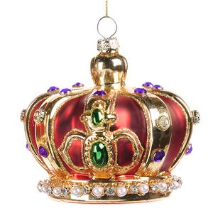 Елочная игрушка Корона с бриллиантами - Jewellery Crown 10 см Goodwill фото 1