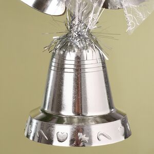 Елочное украшение Колокольчики 20 см серебряный Snowhouse фото 3