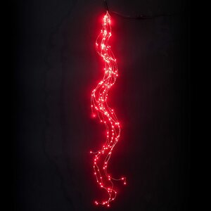 Гирлянда Лучи Росы 15*1.5 м, 200 красных MINILED ламп, серебряная проволока, IP20 BEAUTY LED фото 1
