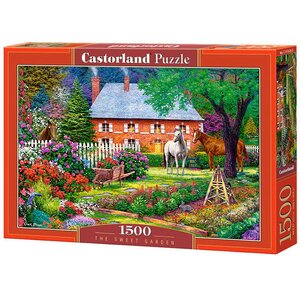 Картина-пазл Чудесный сад, 1500 элементов Castorland фото 2