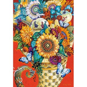 Пазл Живопись - Цветы, 1500 деталей