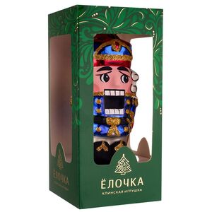 Стеклянная елочная игрушка Щелкунчик 9 см синий, подвеска Фабрика Елочка фото 5