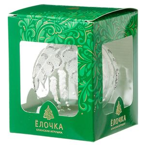 Стеклянный елочный шар Берёзка 7 см Фабрика Елочка фото 2