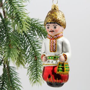 Набор стеклянных елочных игрушек Черевички 7-11 см, 6 шт, подвеска Фабрика Елочка фото 6