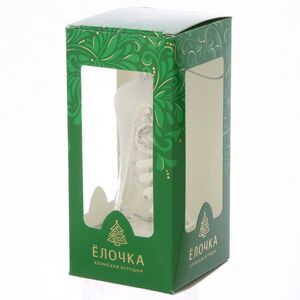 Стеклянная елочная игрушка Колокольчик Хрустальная ветка 9 см, подвеска Фабрика Елочка фото 2