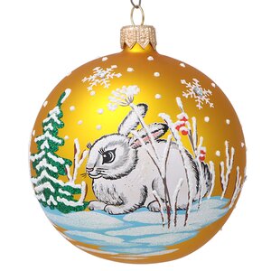 Набор стеклянных елочных шаров Лесная Сказка 5-9 см, 13 шт Фабрика Елочка фото 9