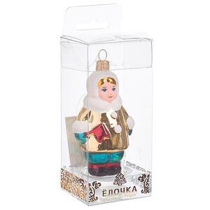 Стеклянная елочная игрушка Стефания 8 см Фабрика Елочка фото 6