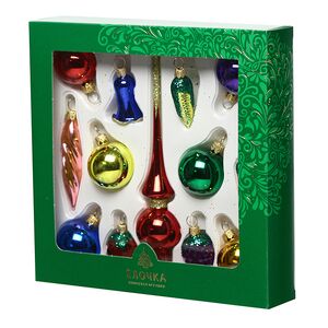 Набор елочных игрушек Малышок, 13 шт, стекло, подвеска Фабрика Елочка фото 2