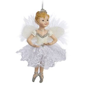 Ёлочная игрушка Фея-балерина Грация 11 см, подвеска