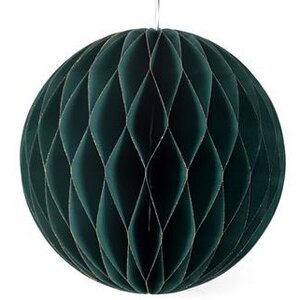 Бумажный шар Soft Geometry зеленый