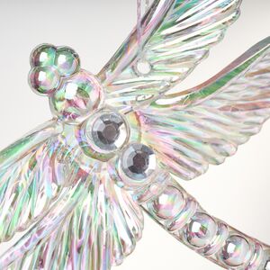 Елочная игрушка Стрекоза Эннолия 10 см, 2 шт, перламутровая, подвеска Koopman фото 4