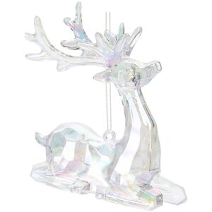 Елочная игрушка Олень Филидель 10 см с перламутровыми рогами, подвеска Koopman фото 7