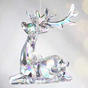 Елочная игрушка Олень Филидель 10 см с перламутровыми рогами, подвеска Koopman фото 3