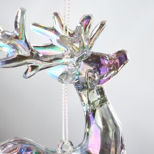 Елочная игрушка Олень Филидель 10 см с перламутровыми рогами, подвеска Koopman фото 2