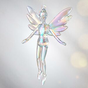 Елочная игрушка Фея Донна-Белла с перламутровыми крыльями 12 см, 2 шт, подвеска Koopman фото 2