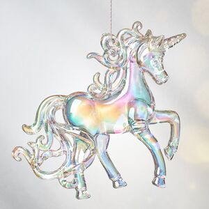 Елочная игрушка Единорог Аэльго с перламутровой гривой 9 см, 2 шт, подвеска Koopman фото 5