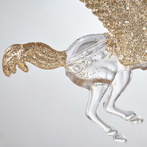 Елочная игрушка Единорог Ганэль с золотыми крыльями 15 см, 2 шт, подвеска Koopman фото 6