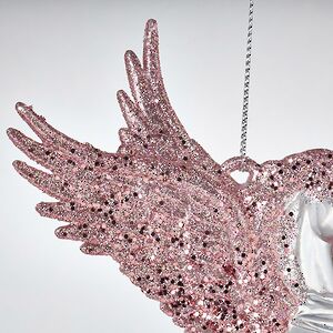 Елочная игрушка Единорог Ганэль с розовыми крыльями 15 см, 2 шт, подвеска Koopman фото 4