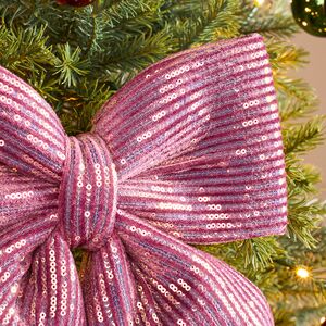 Декоративный бант Splendente 30*26 см, розовый Koopman фото 2