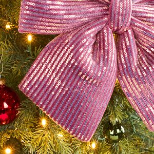 Декоративный бант Splendente 30*26 см, розовый Koopman фото 3