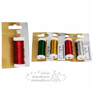Проволока металлическая в катушке зеленая 30 м Koopman фото 2