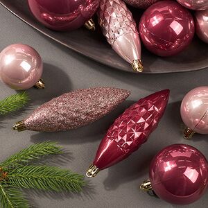 Набор пластиковых шаров Charmic - Ягодная Карамель 5-12 см, 31 шт Koopman фото 2