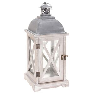 Подсвечник фонарь Розелли 41*16 см белый Koopman фото 6