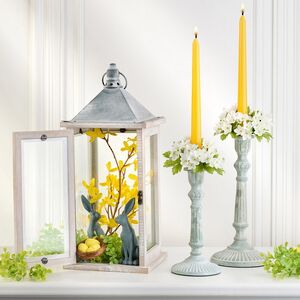 Подсвечник фонарь Тринелли 41*16 см белый Koopman фото 3