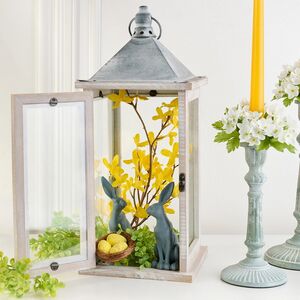 Подсвечник фонарь Тринелли 41*16 см белый Koopman фото 4