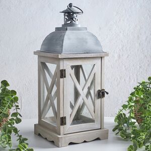 Подсвечник фонарь Розелли 41*16 см белый Koopman фото 5