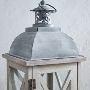 Подсвечник фонарь Розелли 41*16 см белый Koopman фото 2