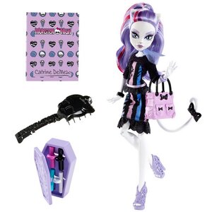 Кукла Катрин Де Мяу Новый Скарместр 26 см (Monster High) Mattel фото 1