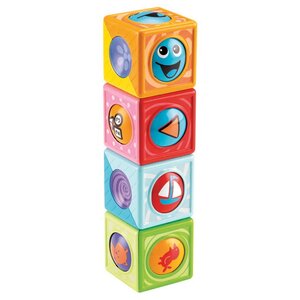 Развивающая игрушка Волшебные кубики, 4 шт, разноцветный Fisher Price фото 1