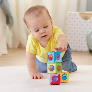 Развивающая игрушка Волшебные кубики, 4 шт, разноцветный Fisher Price фото 2