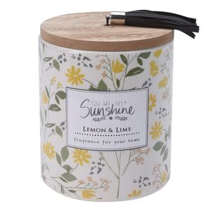 Ароматическая свеча в стакане Sunshine - Lemon&Lime 12*9 см Koopman фото 1