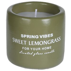 Ароматическая свеча в стакане Relaxation - Лемонграсс 8 см Koopman фото 6