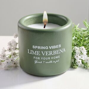 Ароматическая свеча в стакане Relaxation - Лайм и Вербена 8 см Koopman фото 1