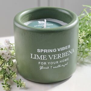 Ароматическая свеча в стакане Relaxation - Лайм и Вербена 8 см Koopman фото 3