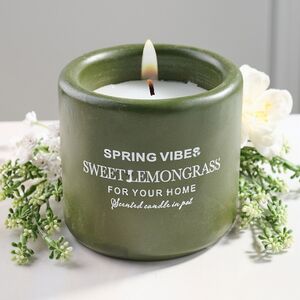 Ароматическая свеча в стакане Relaxation - Лемонграсс 8 см Koopman фото 1