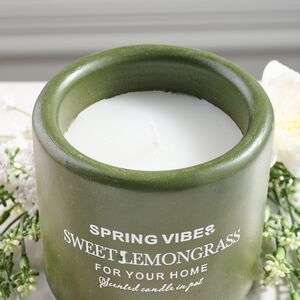 Ароматическая свеча в стакане Relaxation - Лемонграсс 8 см Koopman фото 2