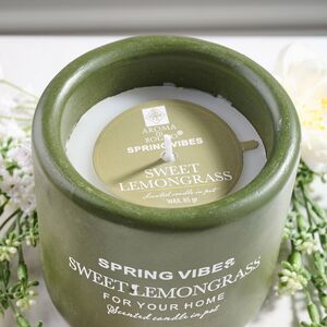 Ароматическая свеча в стакане Relaxation - Лемонграсс 8 см Koopman фото 4