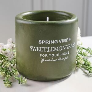 Ароматическая свеча в стакане Relaxation - Лемонграсс 8 см Koopman фото 3